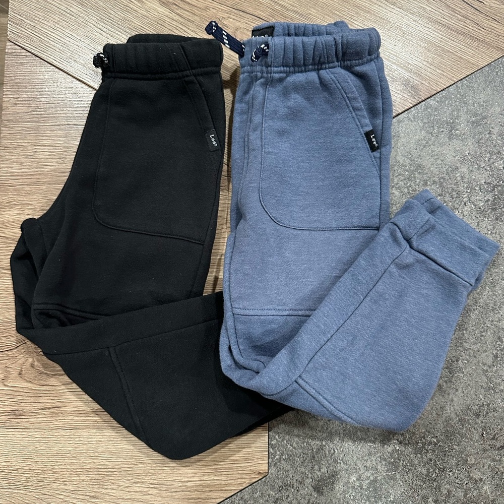 Lee Kids Black and Blue Jogger Pants